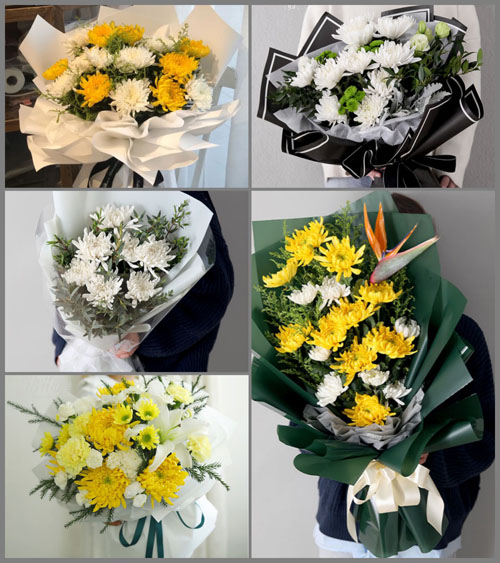 贵州六盘水六枝特区岩脚镇青杠林村白事花束代送